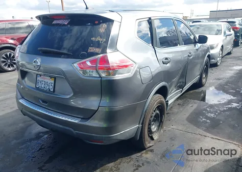 2016 Nissan Rogue S из США, поврежденный, VIN KNMAT2MT2GP733566